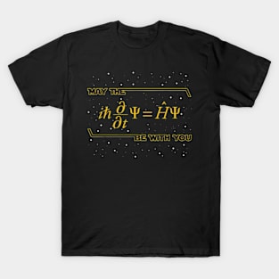 May The Schordinger Equation Be with You Vintage Quantum Chemistry T-Shirt